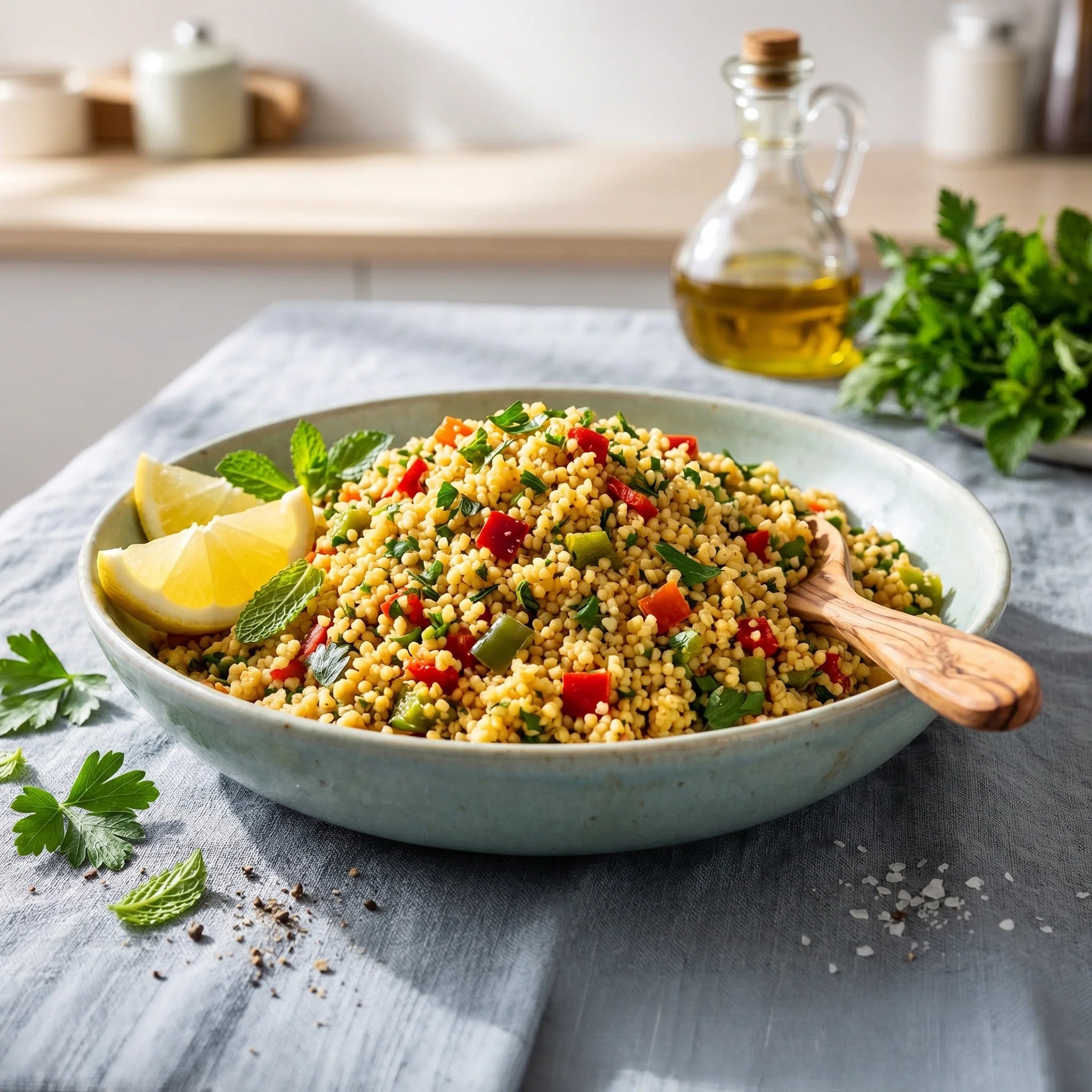 Couscous pilaf aux saucisses avec légumes