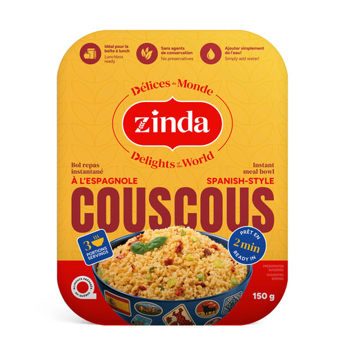 Couscous à l’espagnole Zinda, bol repas instantané