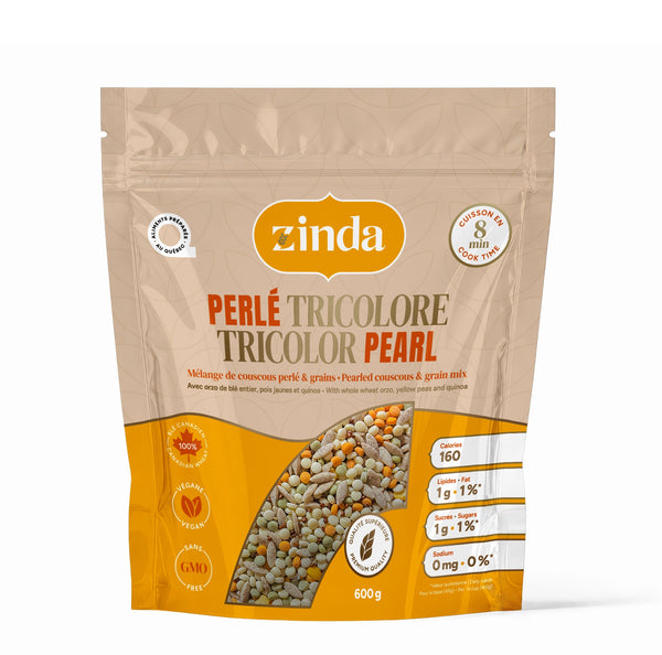 Couscous perlé tricolore